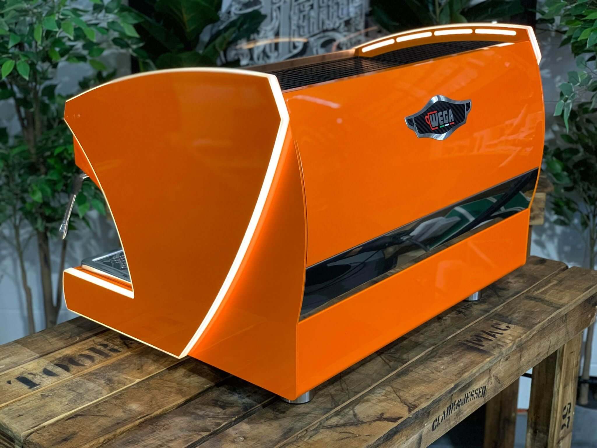 Wega Polaris Tron - 2 Group Commercial Espresso Machine - Orange
