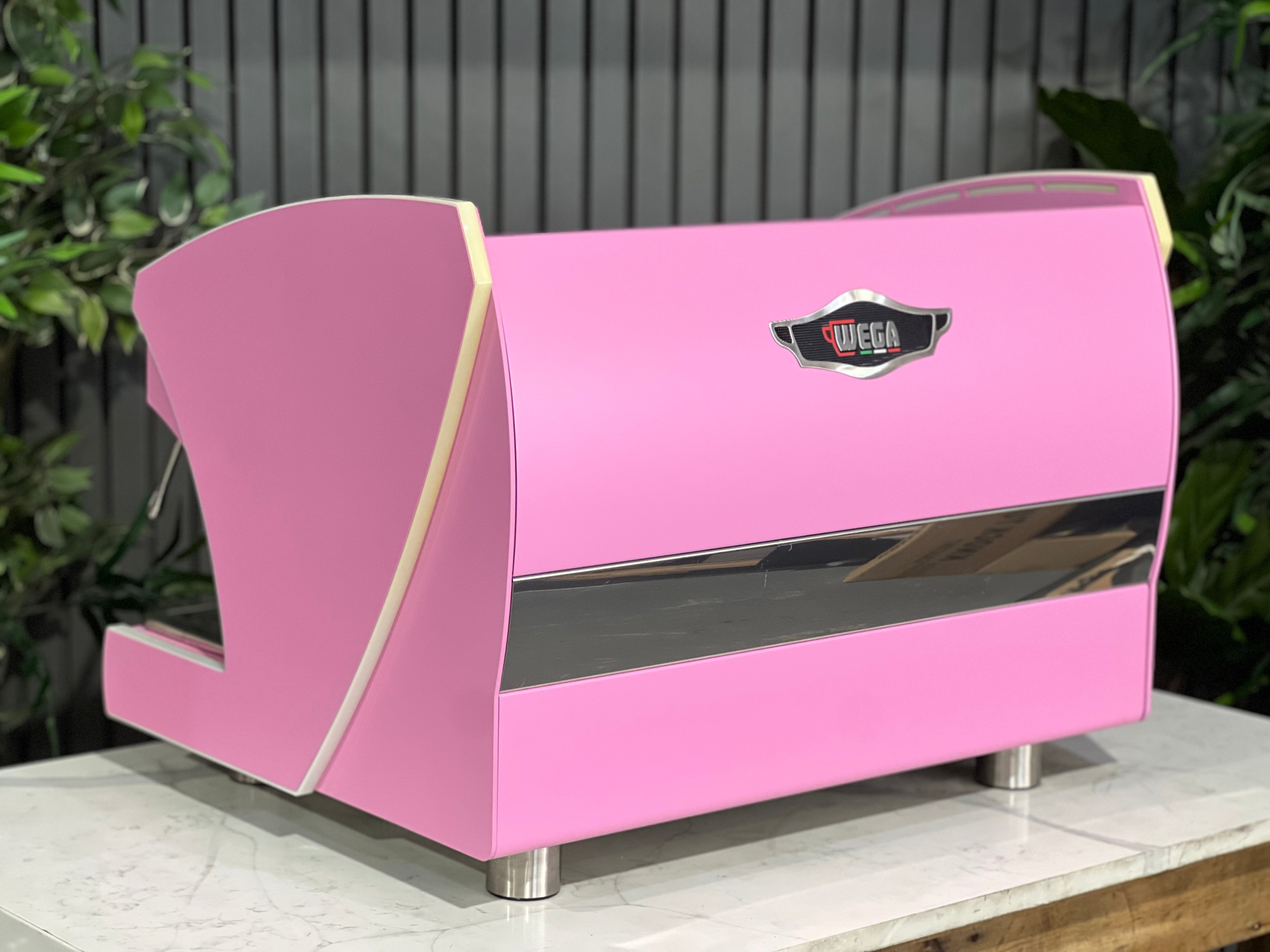 Wega Polaris Tron - 2 Group Commercial Espresso Machine - Pink