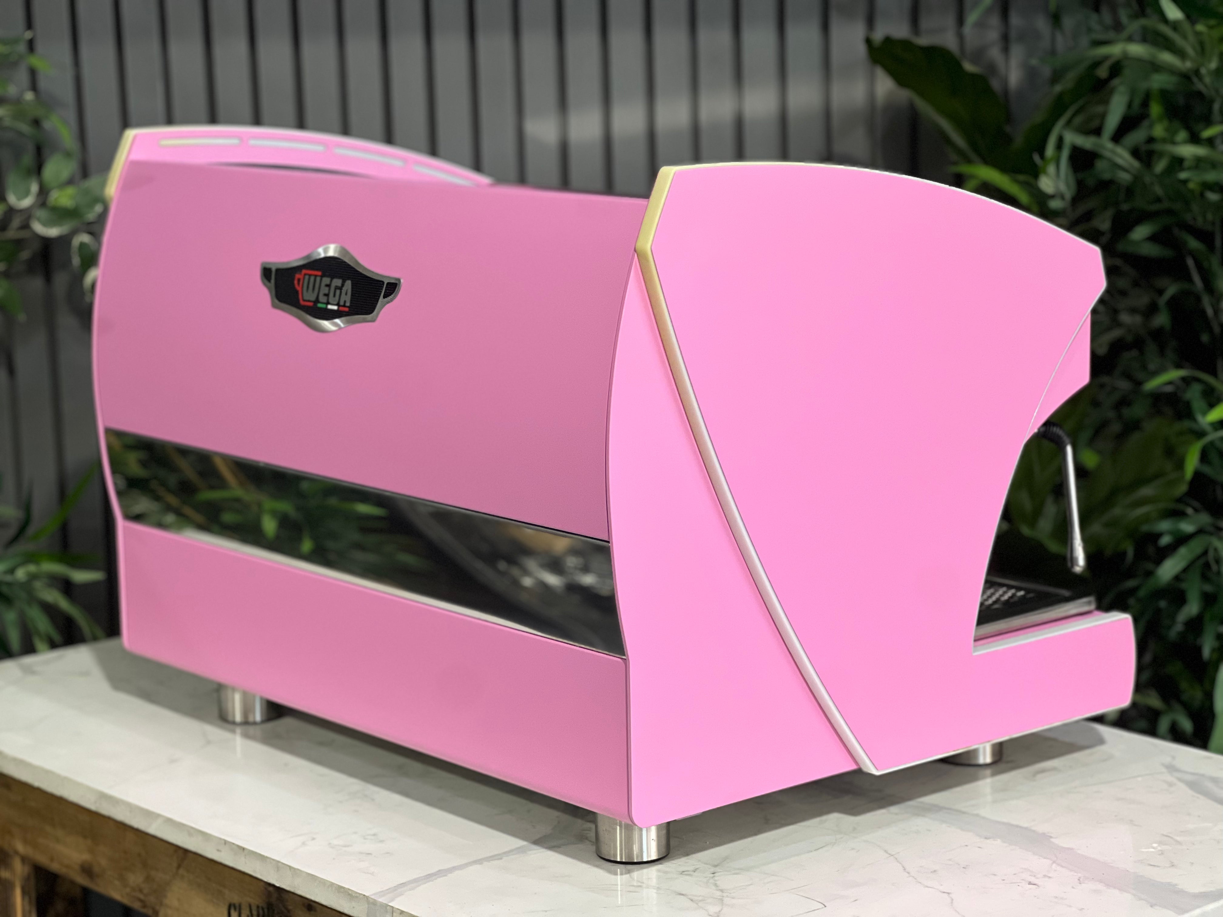 Wega Polaris Tron - 2 Group Commercial Espresso Machine - Pink