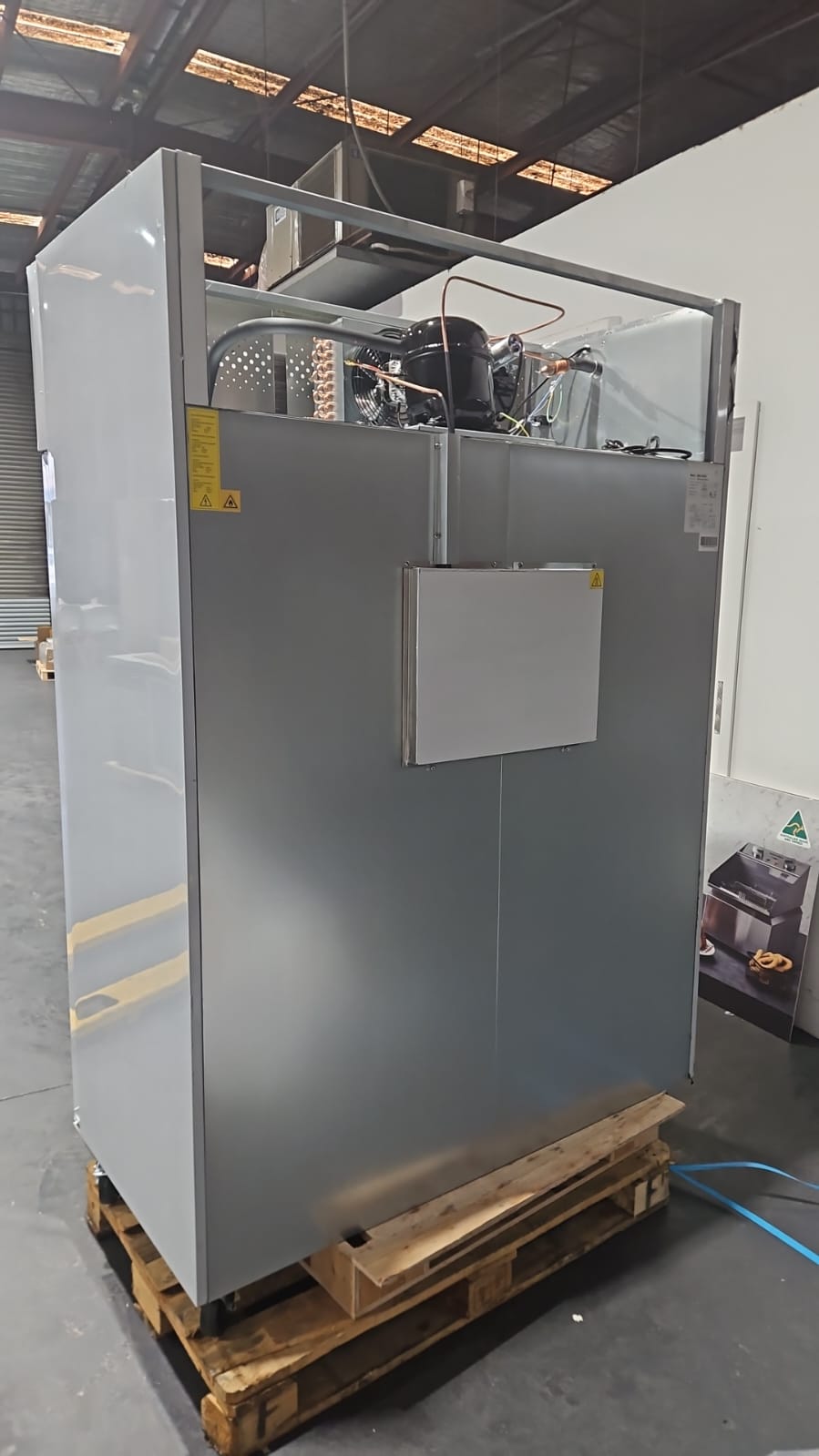 AG 1300 Litre Upright Double Door Stainless Steel Door Fridge GNX1400TN - Showroom Stock