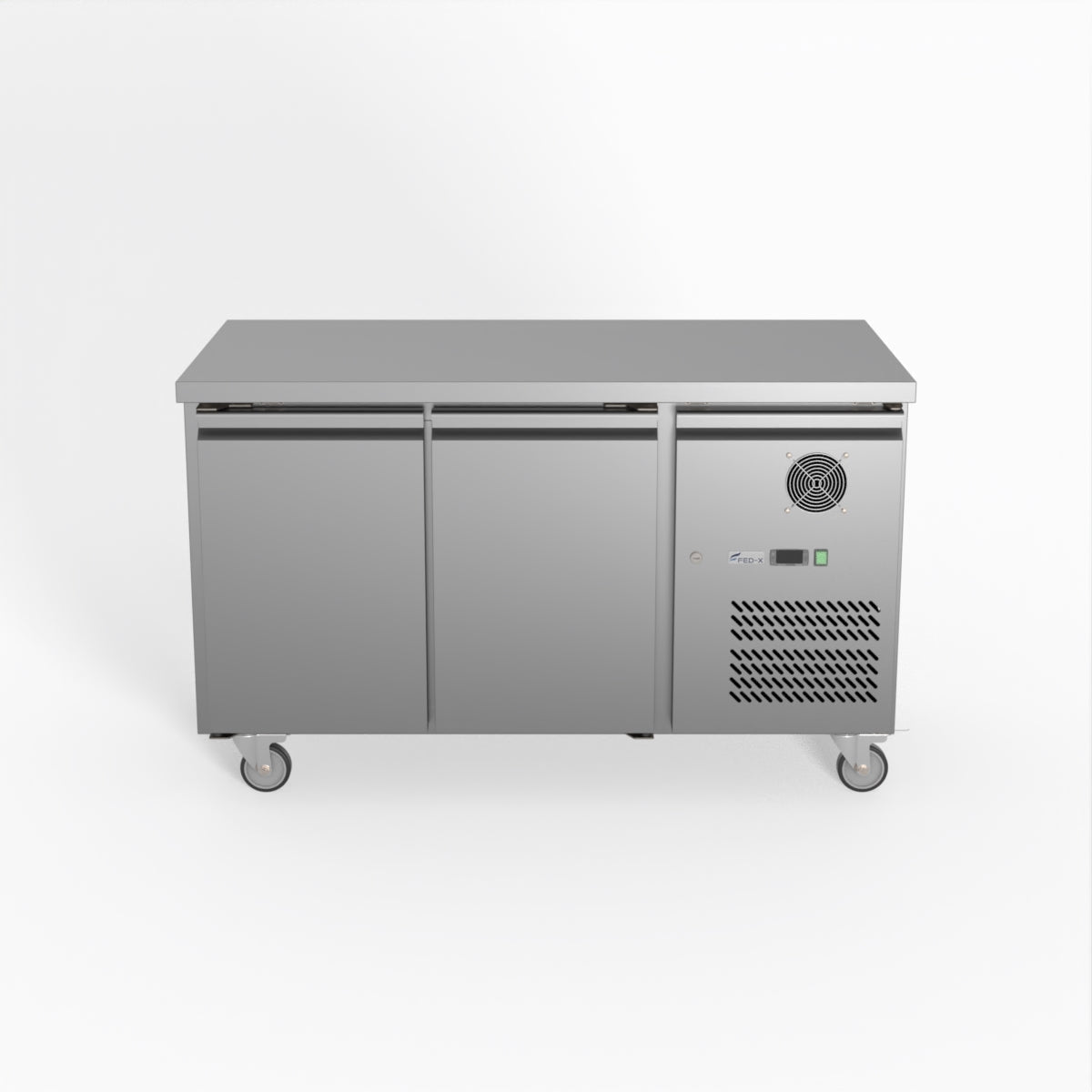 FED-X S/S Two Door Bench Freezer 136cm 10Amp