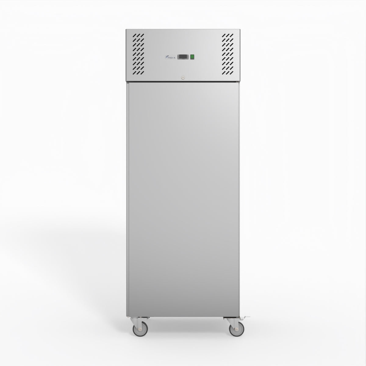 FED-X S/S Single Door Upright Freezer 74cm 10Amp