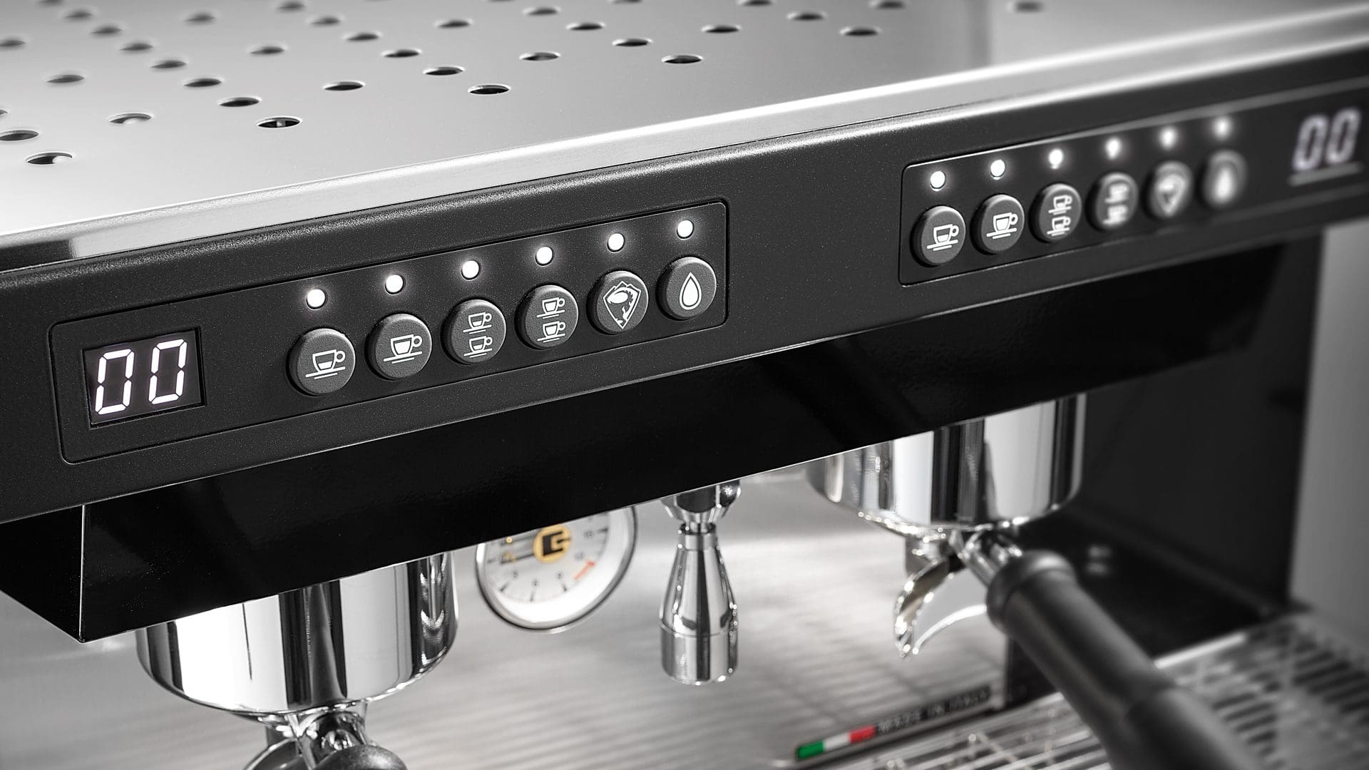 San Remo Zoe Competition High Cup - 2 Group Commercial Espresso Machine - Black