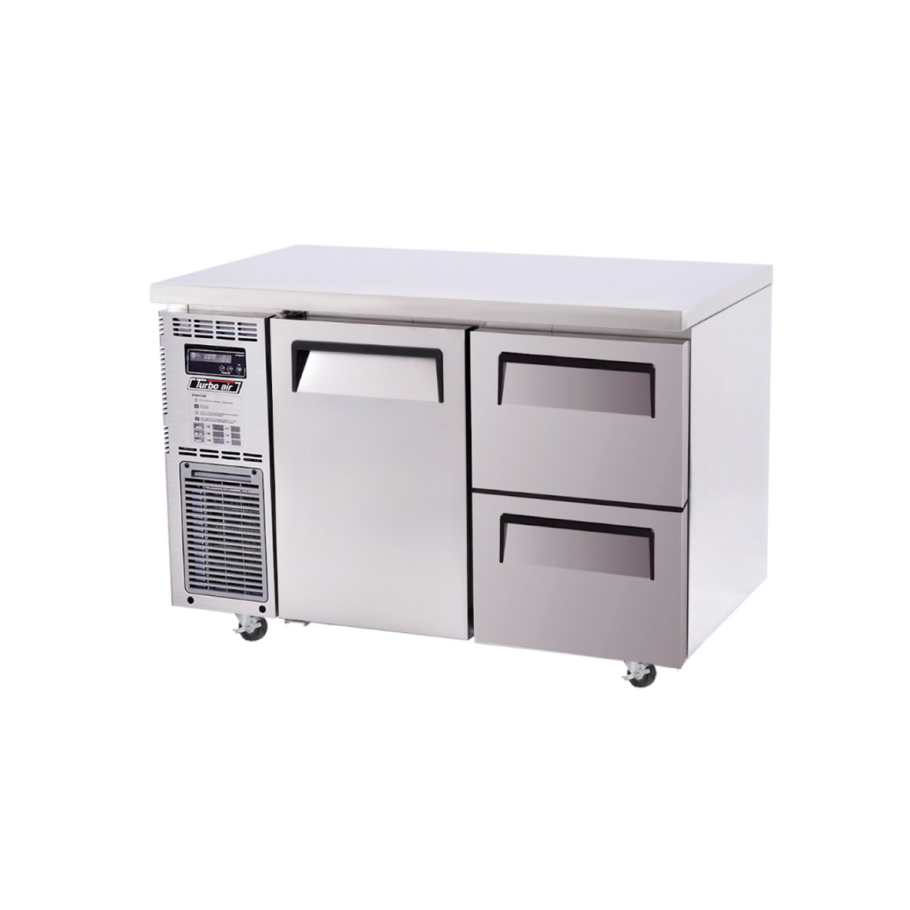 Turbo Air Undercounter 1 Door 2 Drawer Freezer KUF12-2D-2-N
