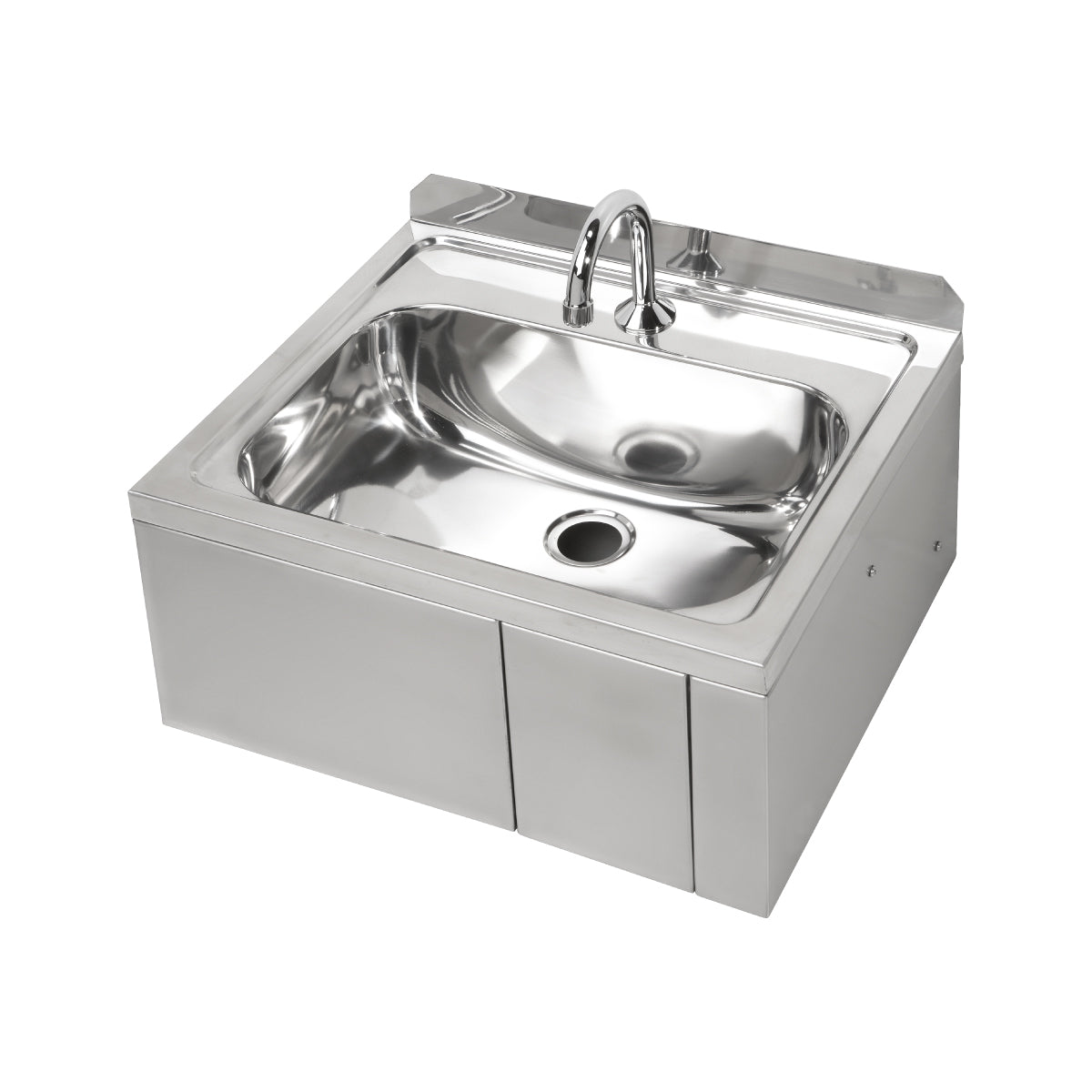 Hands Free Knee Operated Stainless Steel Basin - AB-KNEEHB-1