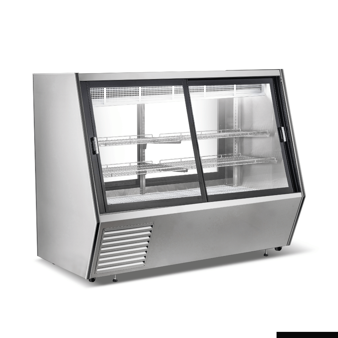 Bonvue Dual-Access Refrigerated Deli, Meat and Seafood Display Case - AMS-18DD