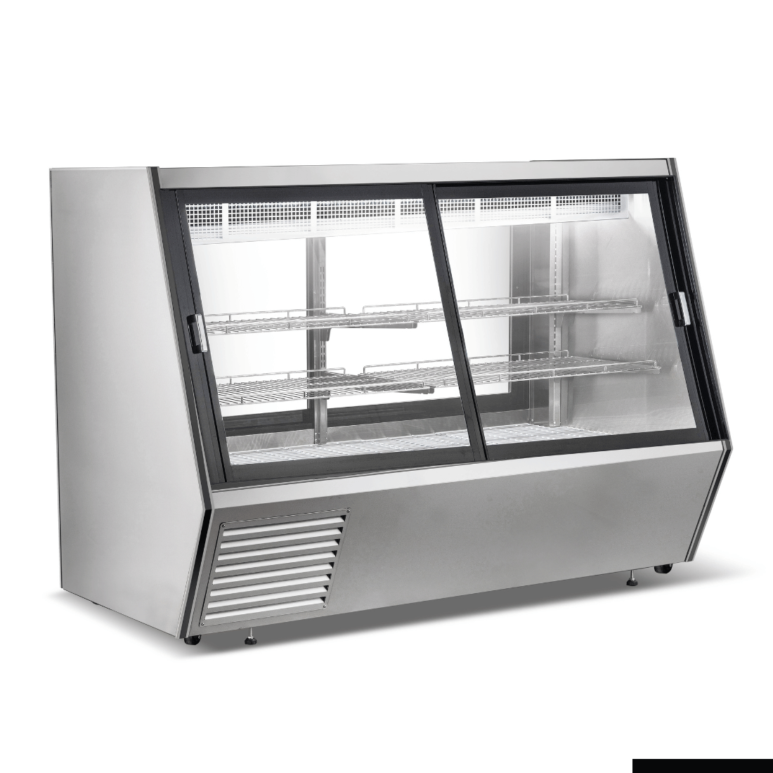 Bonvue Dual-Access Refrigerated Deli, Meat and Seafood Display Case - AMS-21DD