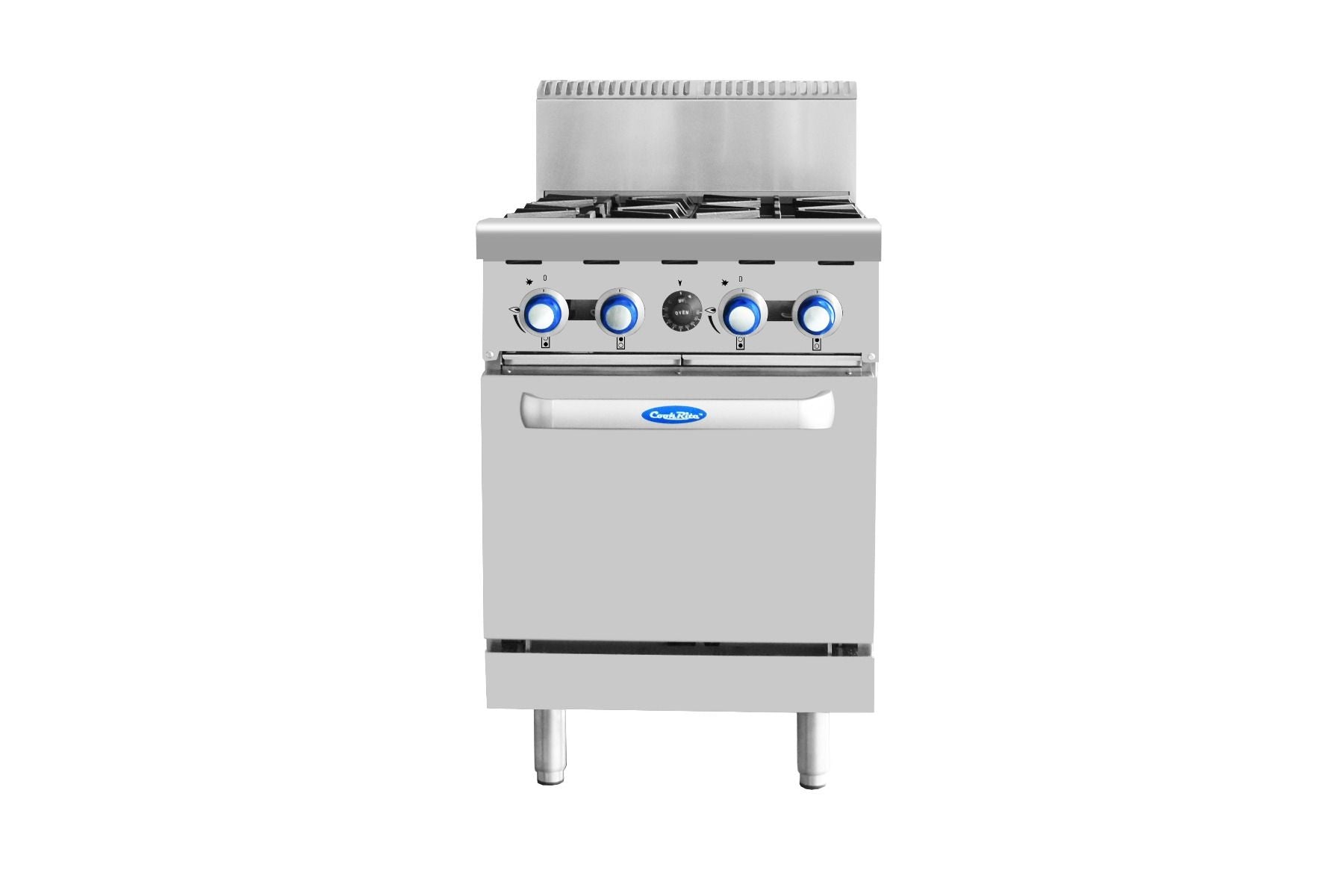 Cookrite AT80G4B-O 4 Burner With Oven - Natural Gas/LPG