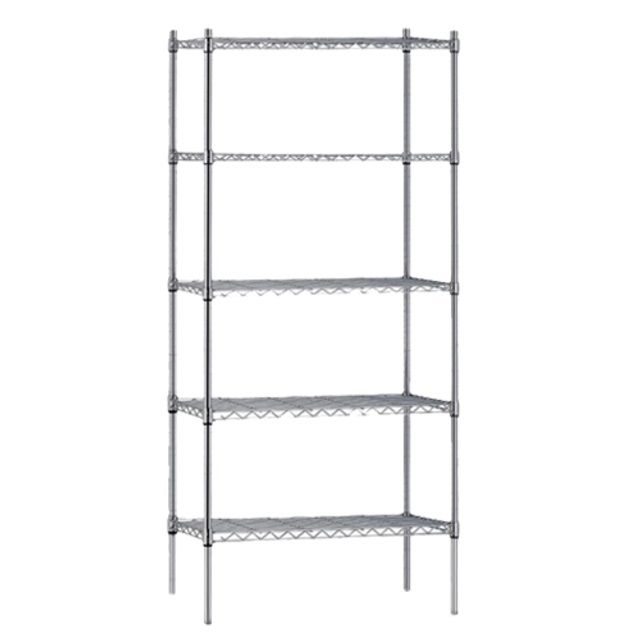 Atlas Shelving 5 Shelf Wire Shelving
