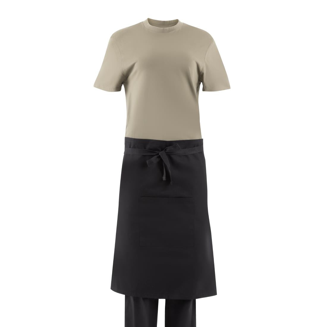 Southside Cotton Canvas Bistro Apron Black - BA203