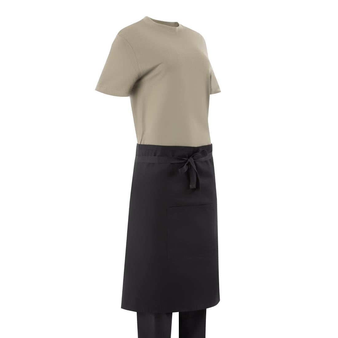 Southside Cotton Canvas Bistro Apron Black - BA203