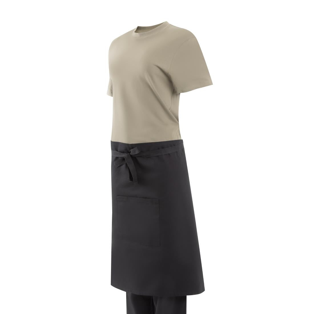 Southside Cotton Canvas Bistro Apron Black - BA203