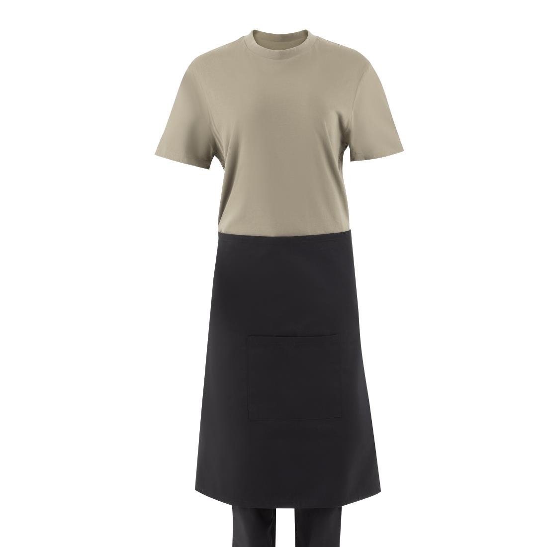 Southside Cotton Canvas Bistro Apron Black - BA203