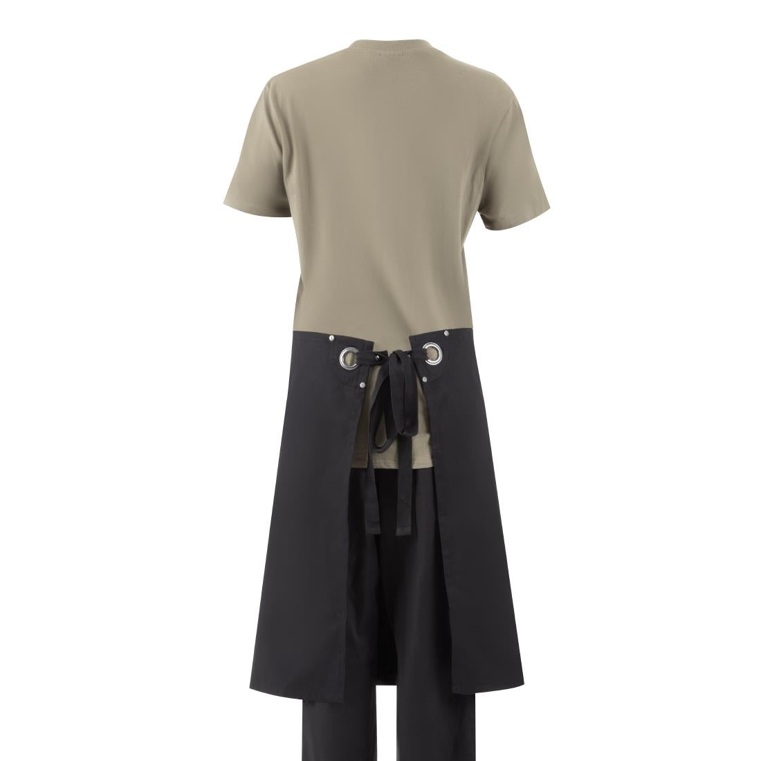 Southside Cotton Canvas Bistro Apron Black - BA203