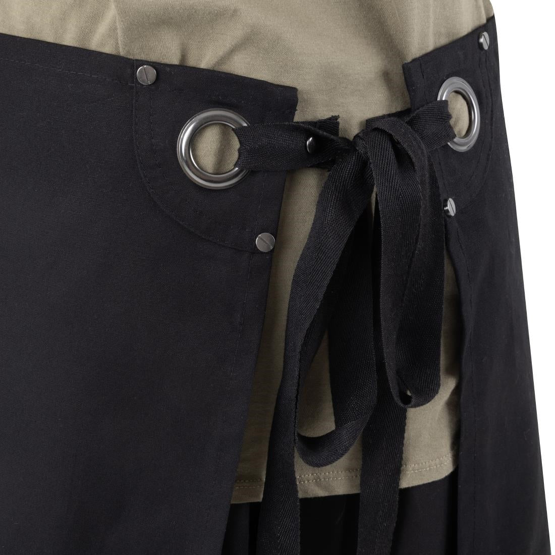 Southside Cotton Canvas Bistro Apron Black - BA203