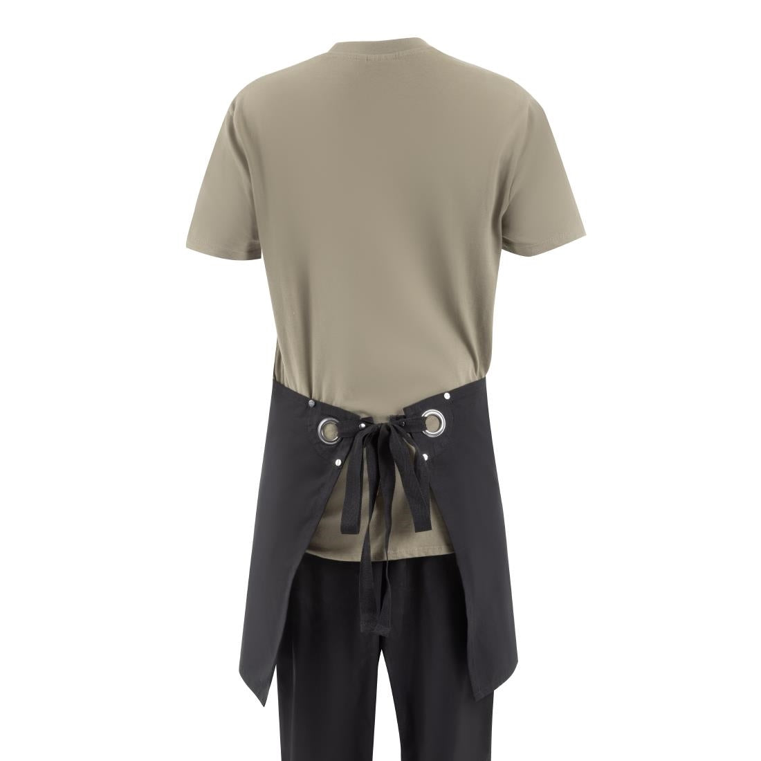 Southside Cotton Canvas Waist Apron Black - BA202