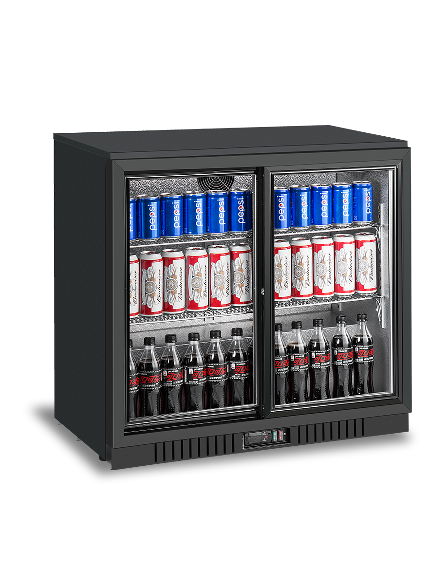Atosa 2 Sliding Door Back Bar cooler BB-208SEC