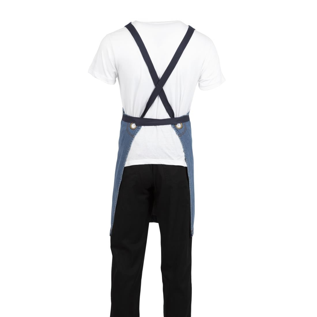 Southside Denim Bib Apron Light Blue - BB694