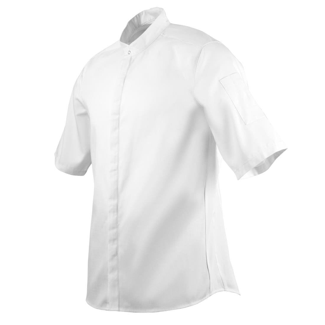 Southside Band Collar Chefs Jacket White Size XL - BB702-XL