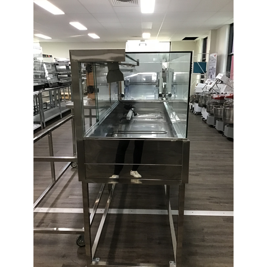 CLEARANCE - Bonvue Square Countertop Wet and Dry Bain Marie - BM17SC-VIC1006