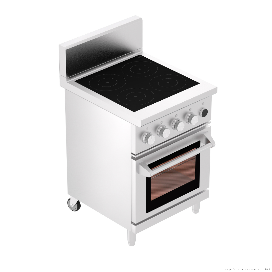 Brenner Volt 800 Series 4 zones Induction Range with one Fan Forced Oven - BREE8-600ICO