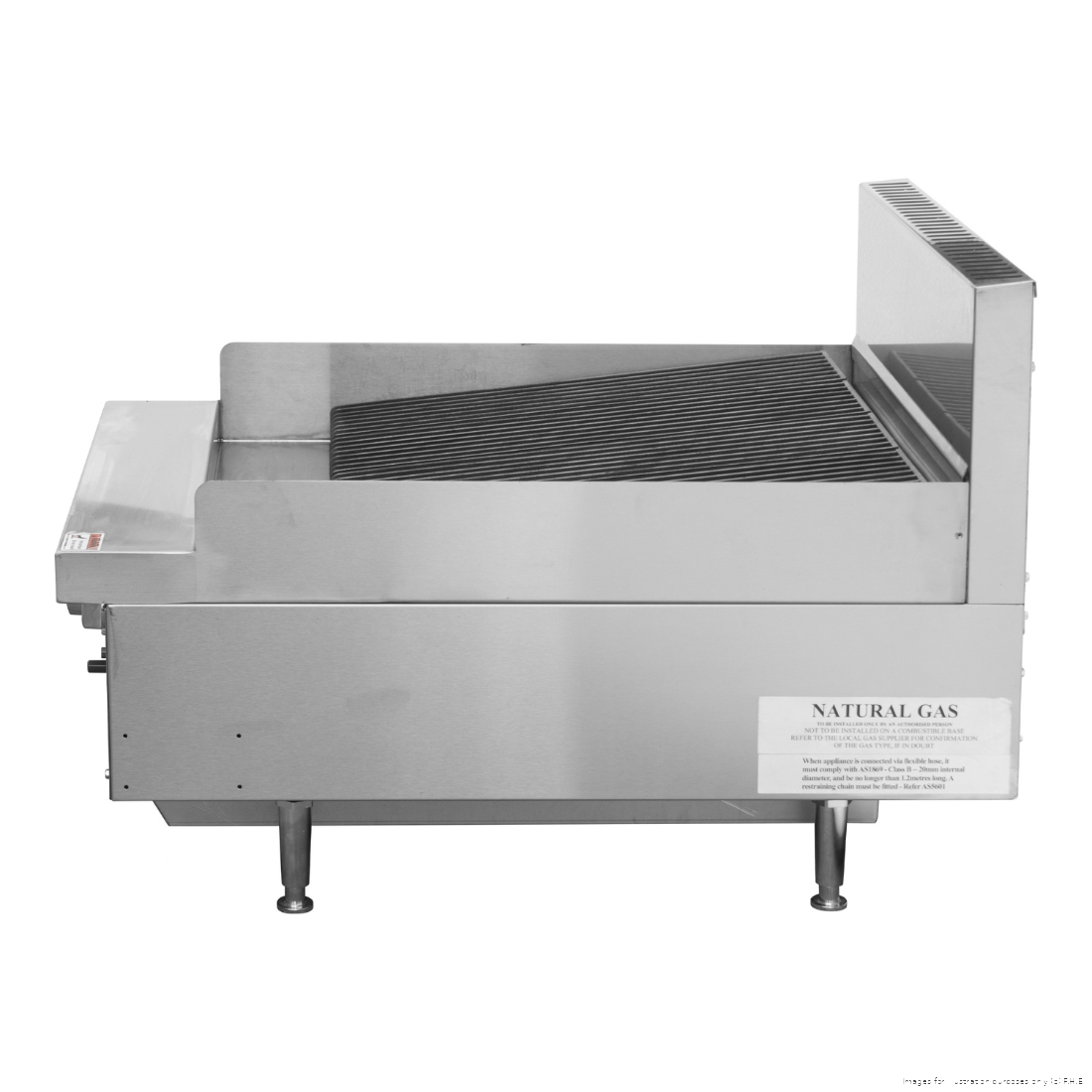 Brenner Forge 800 Series 2 Burner Char Grill Top LPG - BREG8C-600L