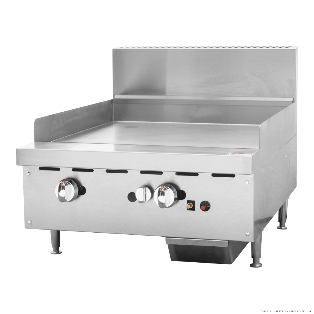 BRENNER Forge 800 Series Bench Top Gas Griddle NG with 2 burners - BREG8G-600N