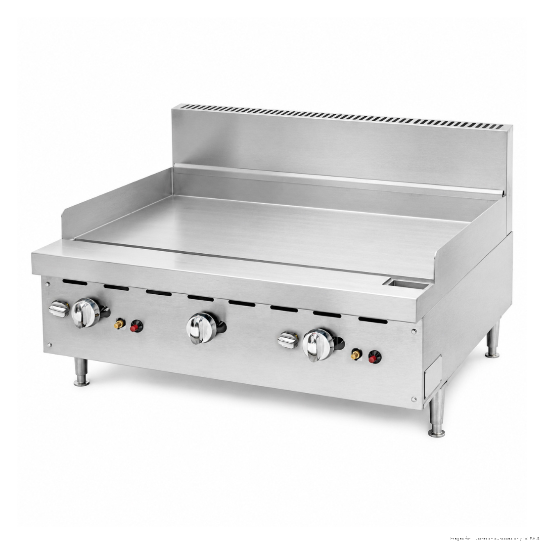 BRENNER Forge 800 Series Bench Top Gas Griddle LPG with 3 burners - BREG8G-900L