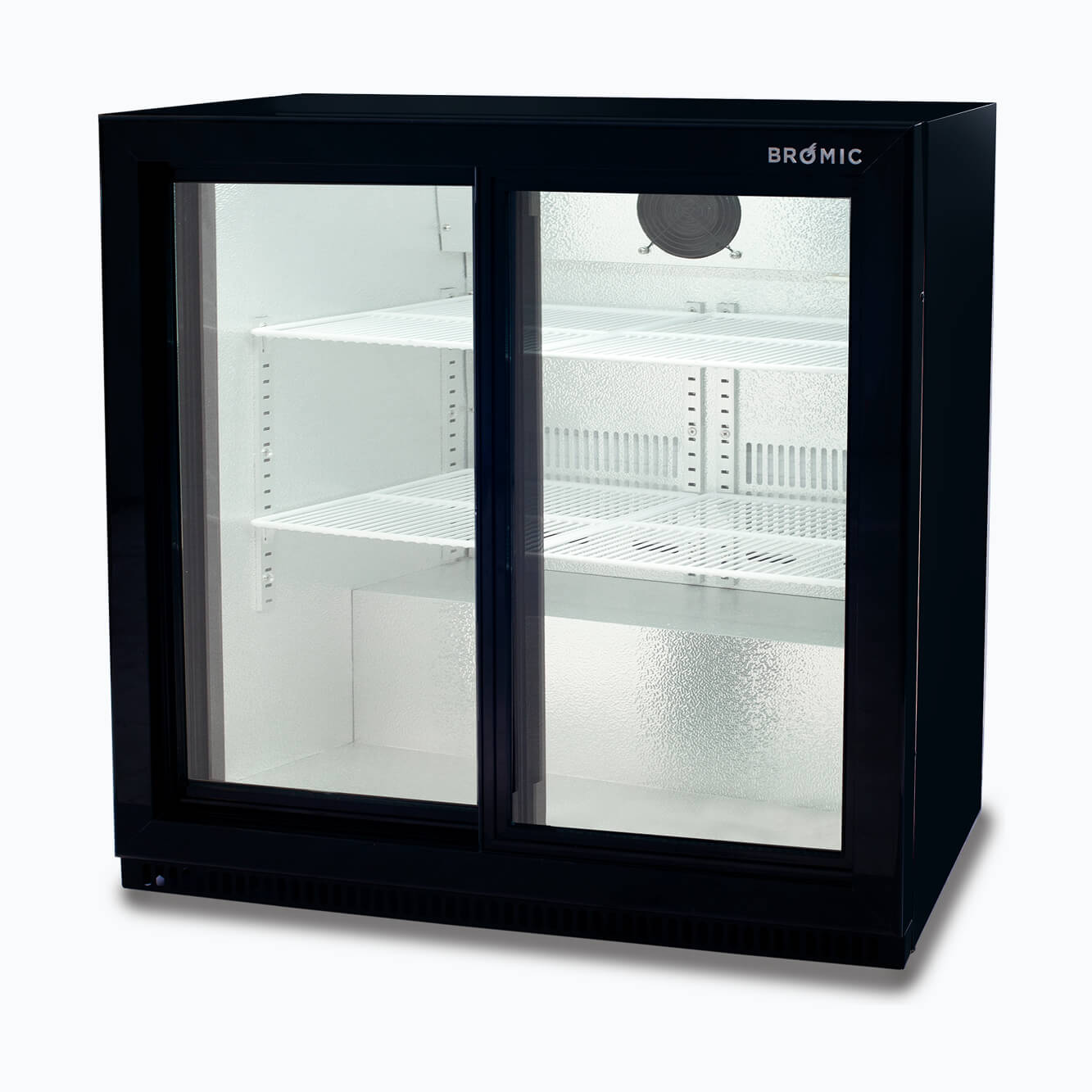 Bromic Back Bar Fridge - 190L - 2 Doors - Sliding BB0200GDS-NR-1
