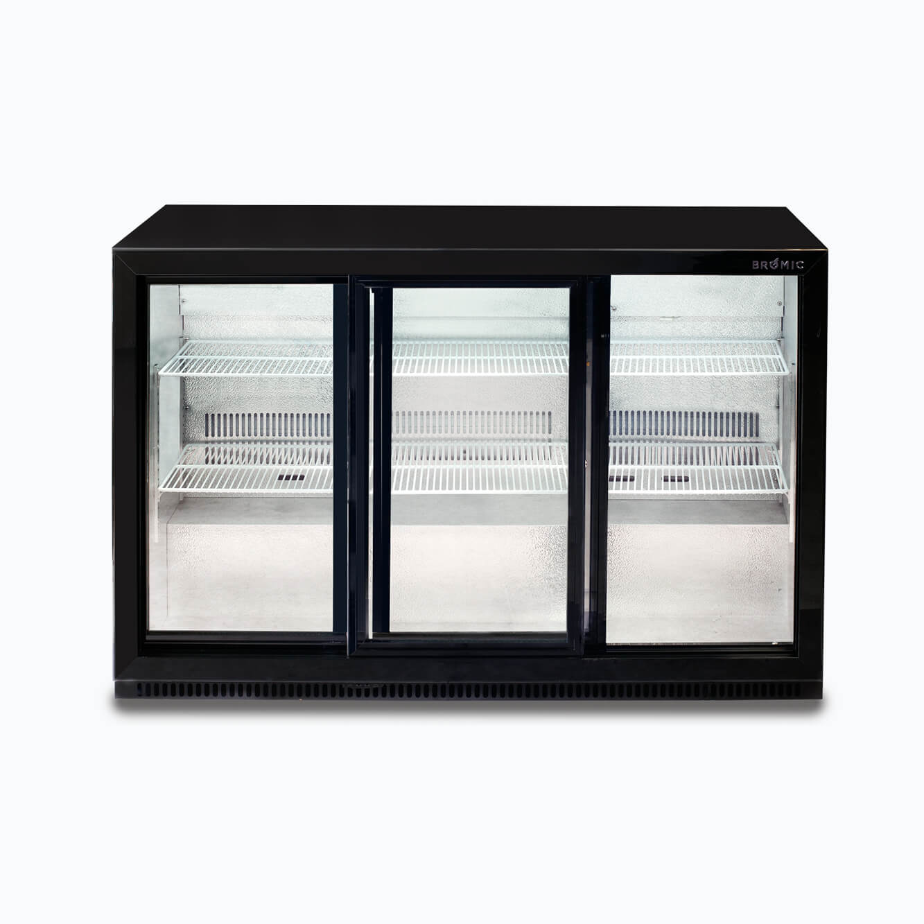 Bromic Back Bar Fridge - 307L - 3 Doors - Sliding BB0330GDS-NR-1
