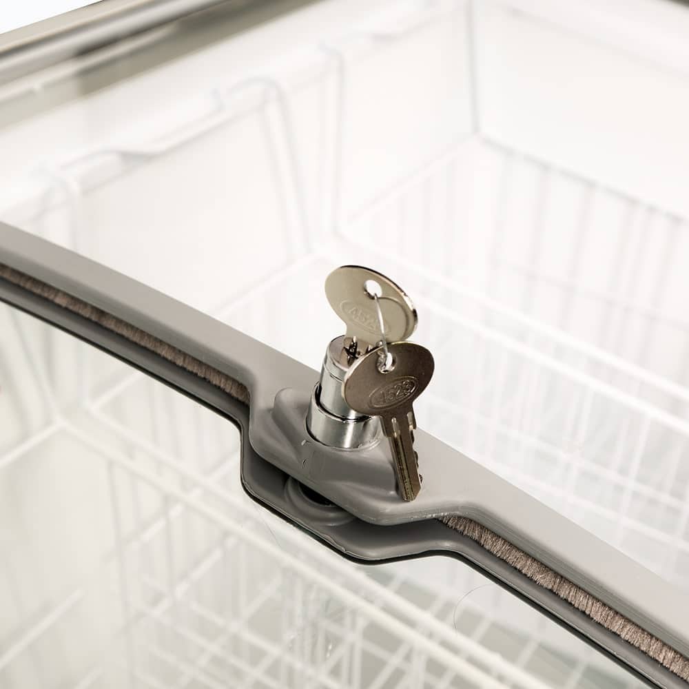 Bromic Display Chest Freezer - 176L - Curved Glass Top CF0200ATCG-NR