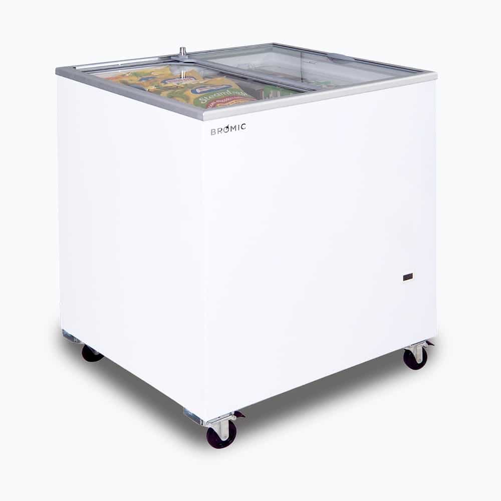 Bromic Display Chest Freezer - 191L - Flat Glass Top CF0200FTFG-NR