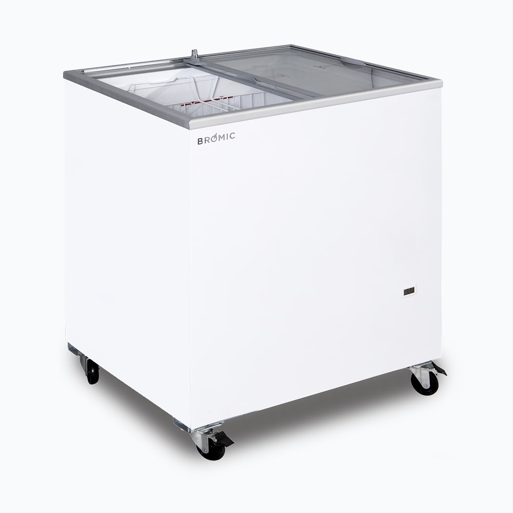 Bromic Display Chest Freezer - 191L - Flat Glass Top CF0200FTFG-NR