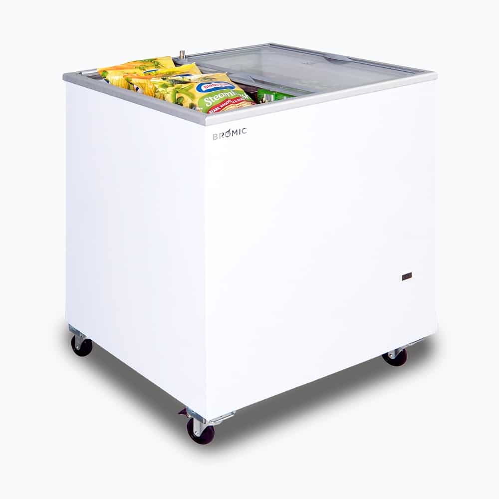Bromic Display Chest Freezer - 191L - Flat Glass Top CF0200FTFG-NR