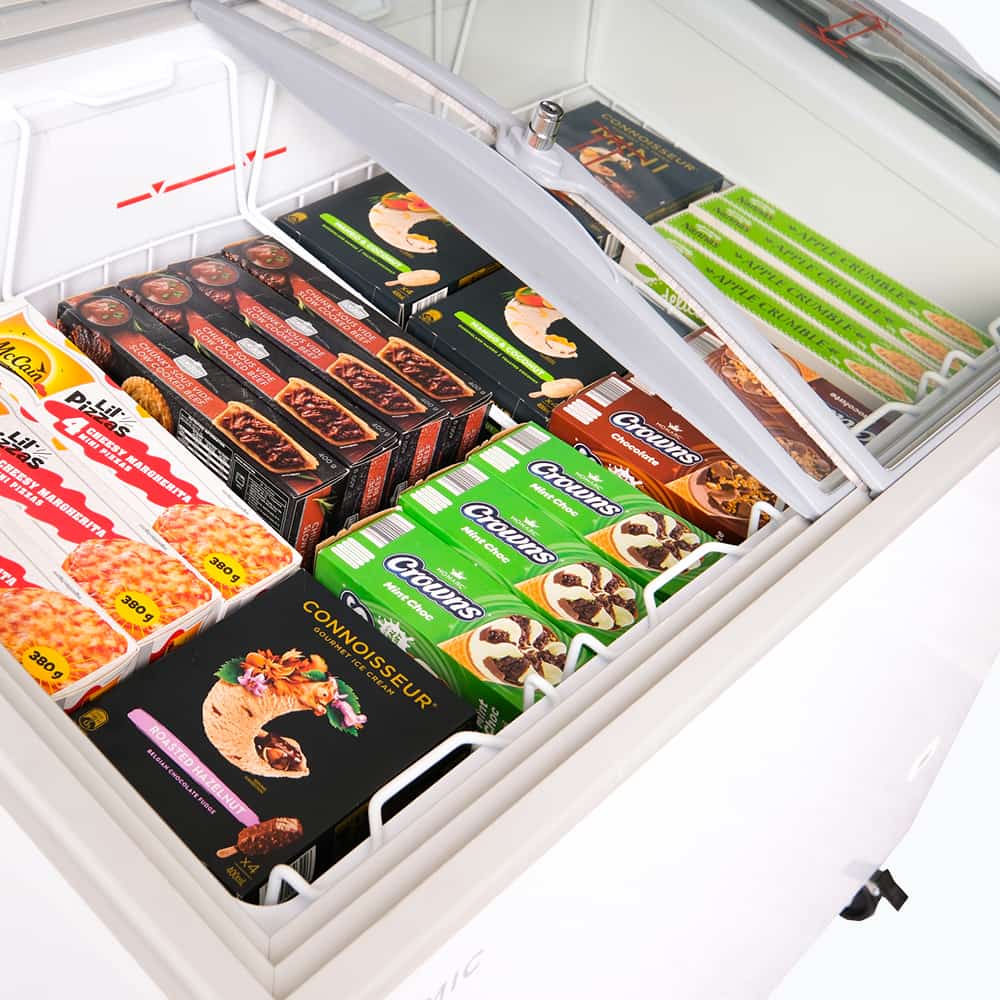 Bromic Display Chest Freezer - 264L - Curved Glass Top CF0300ATCG-NR