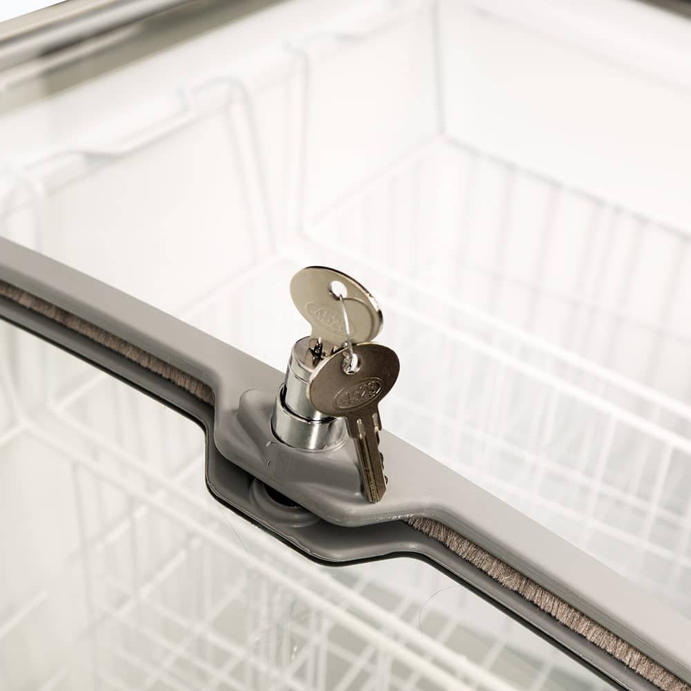 Bromic Display Chest Freezer - 264L - Curved Glass Top CF0300ATCG-NR