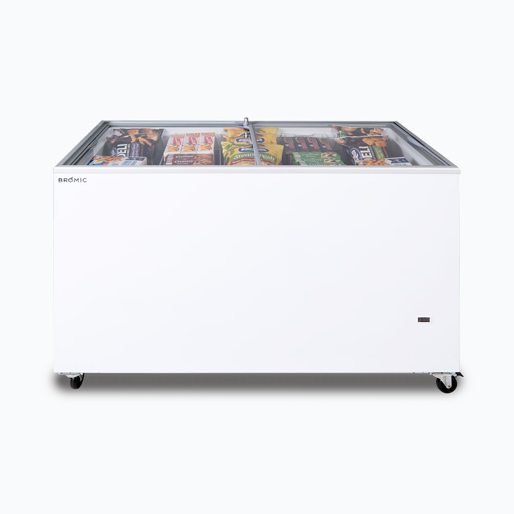 Bromic Display Chest Freezer - 401L - Flat Glass Top CF0400FTFG-NR