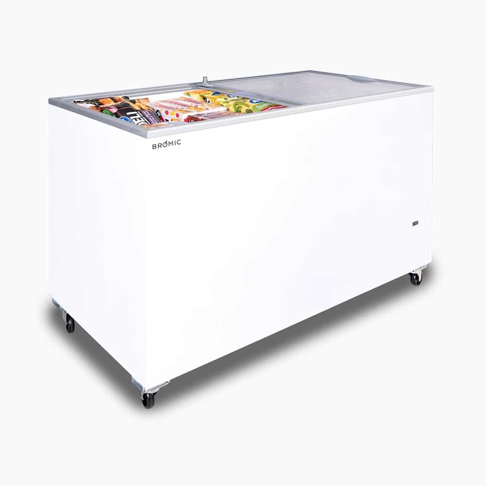 Bromic Display Chest Freezer - 401L - Flat Glass Top CF0400FTFG-NR
