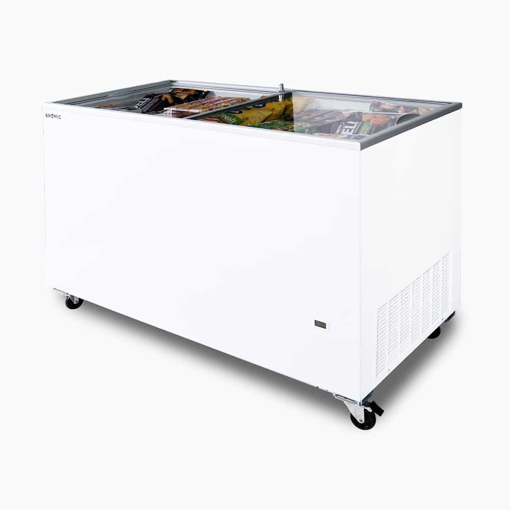 Bromic Display Chest Freezer - 401L - Flat Glass Top CF0400FTFG-NR
