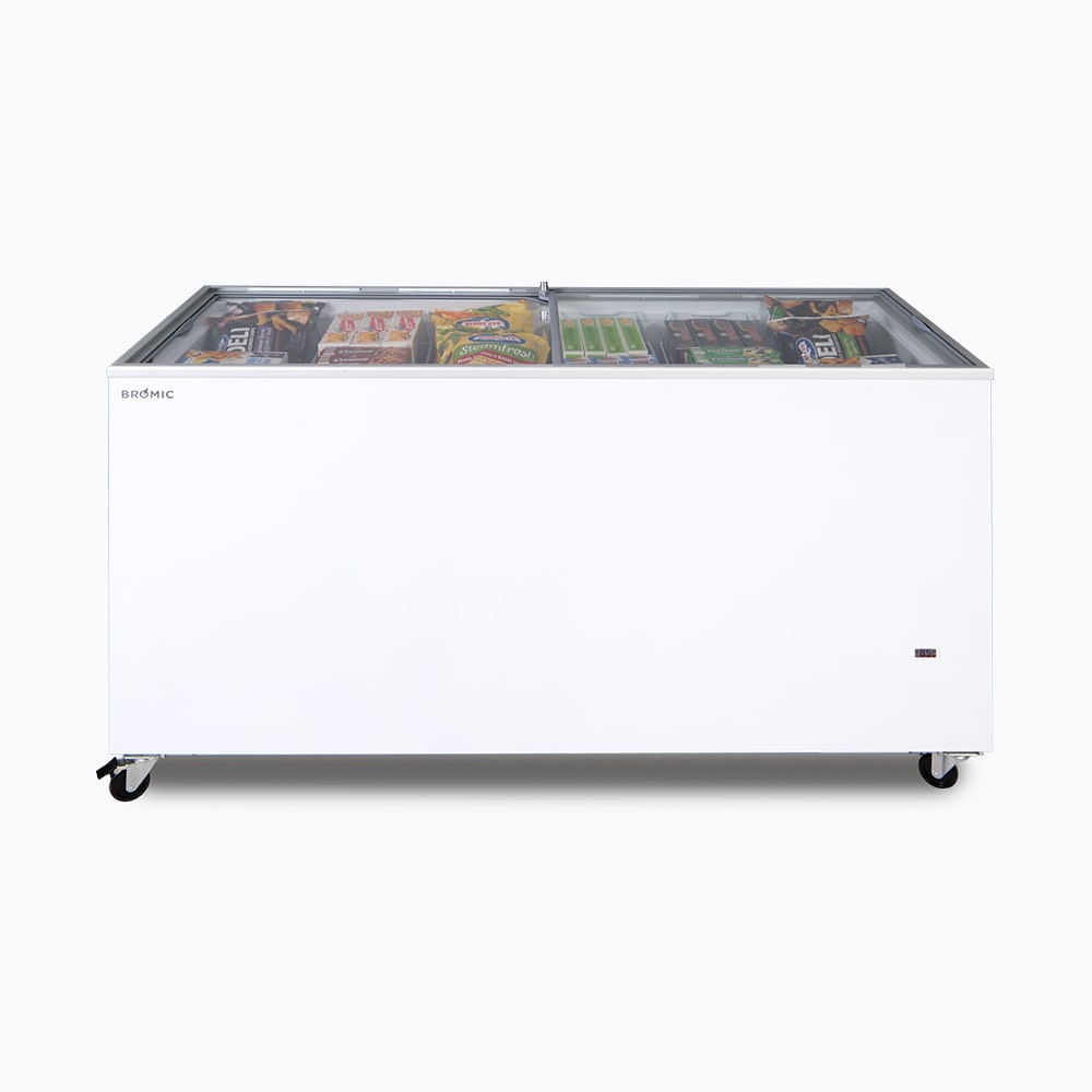 Bromic Display Chest Freezer - 491L - Flat Glass Top CF0500FTFG-NR