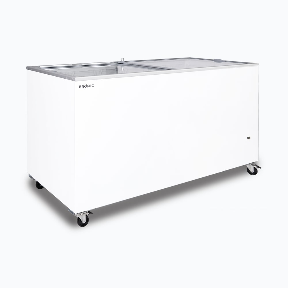 Bromic Display Chest Freezer - 491L - Flat Glass Top CF0500FTFG-NR