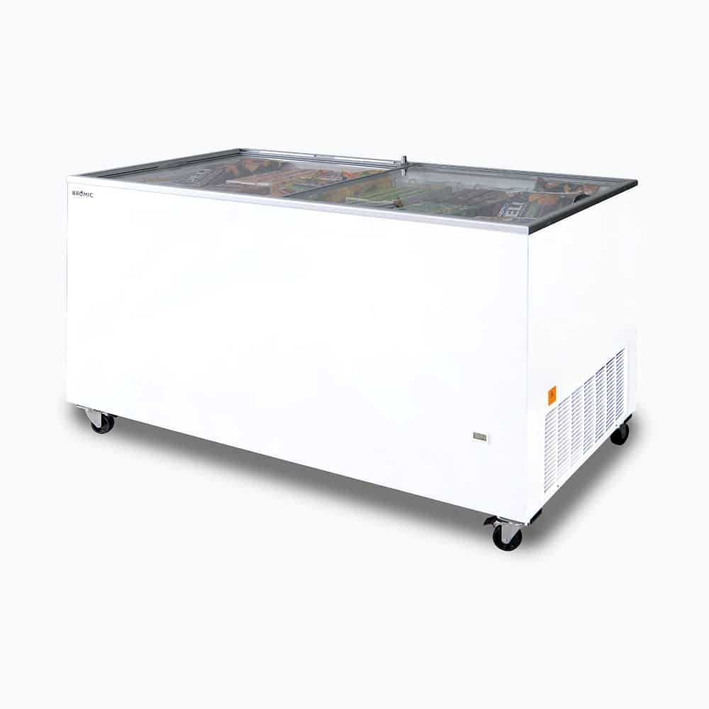 Bromic Display Chest Freezer - 491L - Flat Glass Top CF0500FTFG-NR