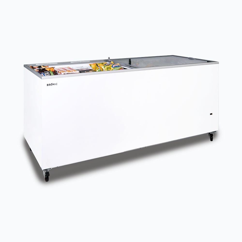 Bromic Display Chest Freezer - 670L - Flat Glass Top CF0700FTFG-NR