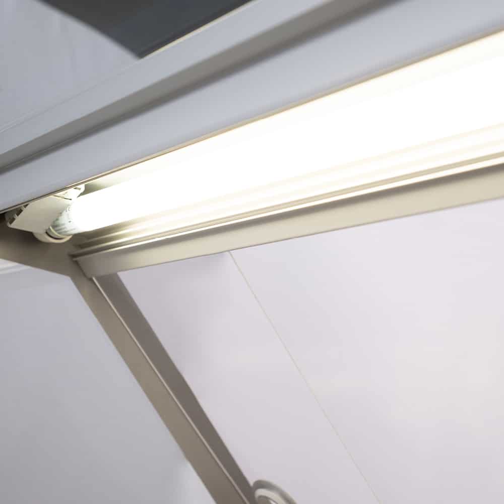 Bromic Square Glass Deli Display - 2580mm DD2500SG-NR