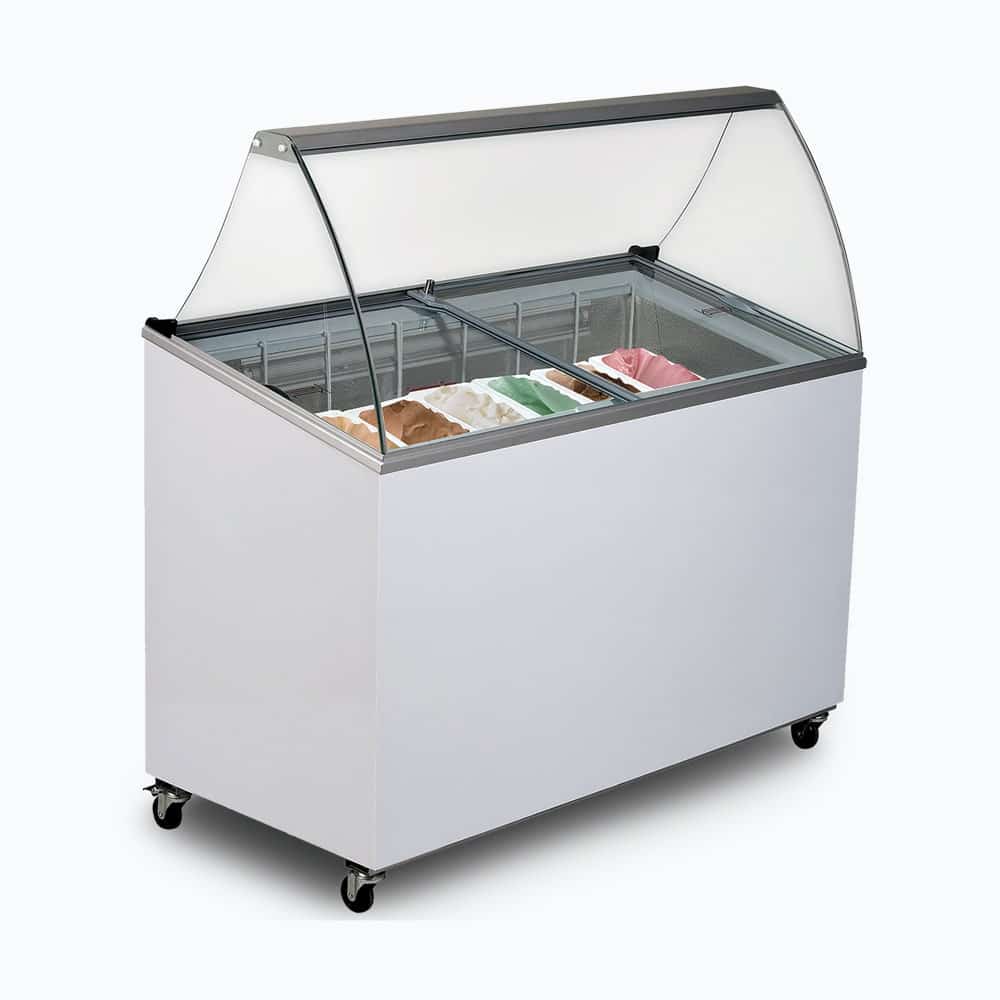 Bromic Gelato / Ice Cream Display Freezer - 7 Basket GD0007S-NR