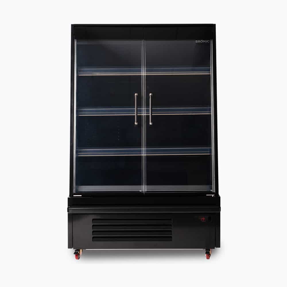 Bromic Semi Vertical Display Fridge - 938mm - 2 Doors - Hinged SVM1000HD-NR