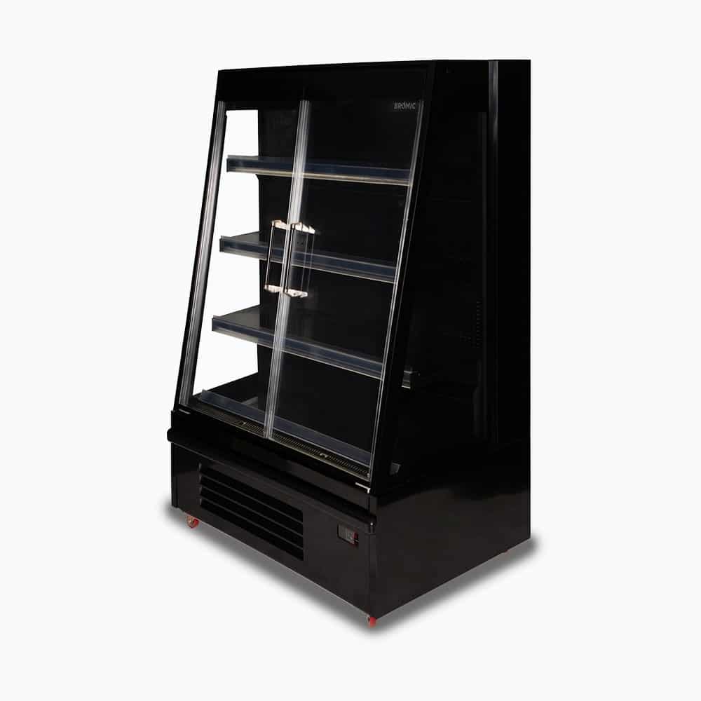 Bromic Semi Vertical Display Fridge - 938mm - 2 Doors - Hinged SVM1000HD-NR