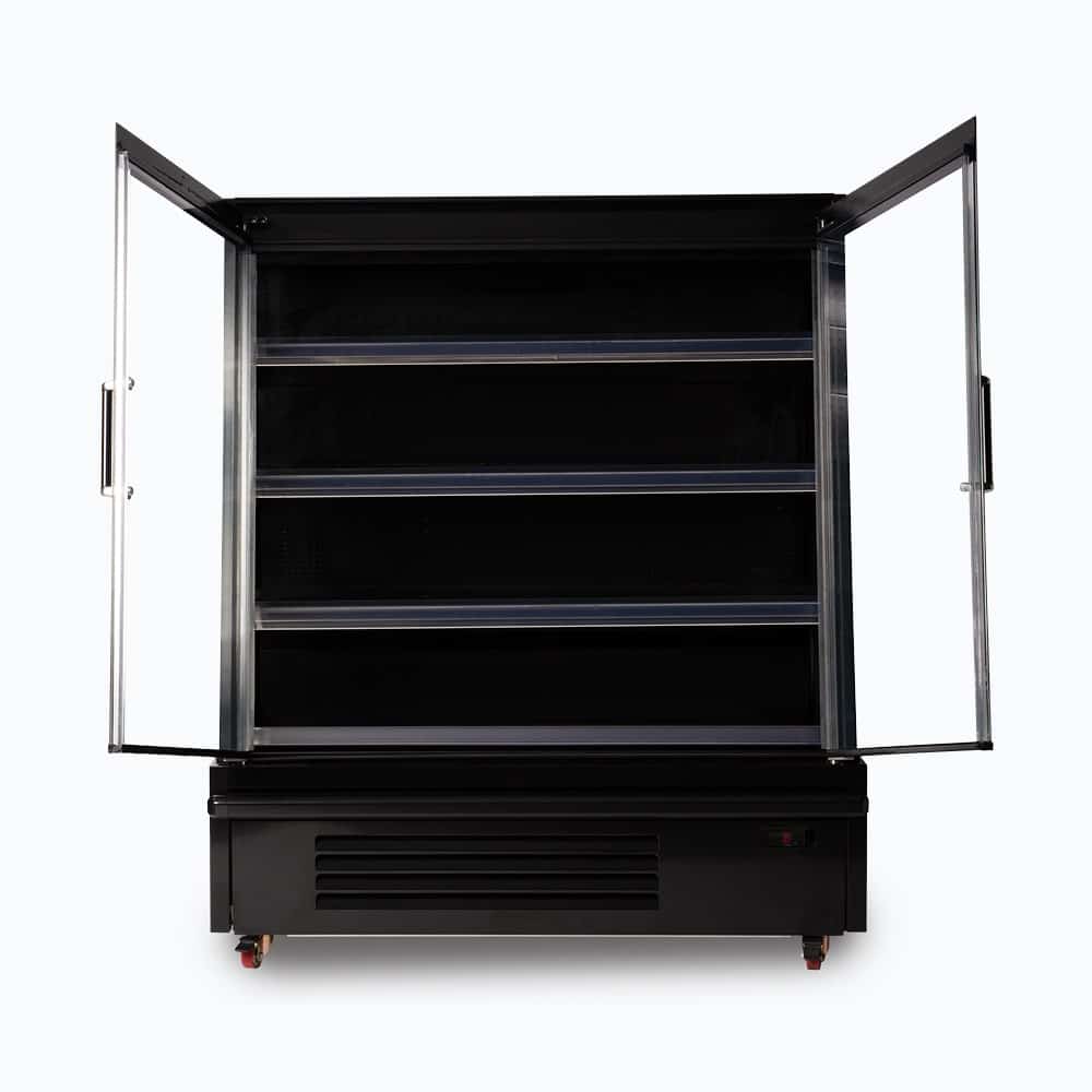 Bromic Semi Vertical Display Fridge - 1250mm - 2 Doors - Hinged SVM1250HD-NR