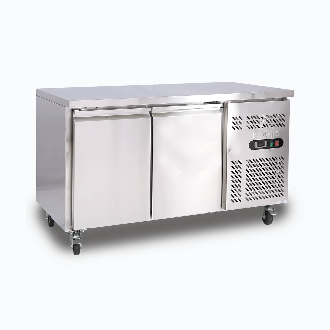 Bromic Under Bench Freezer - 282L - 2 Doors - Stainless Steel UBF1360SD-NR