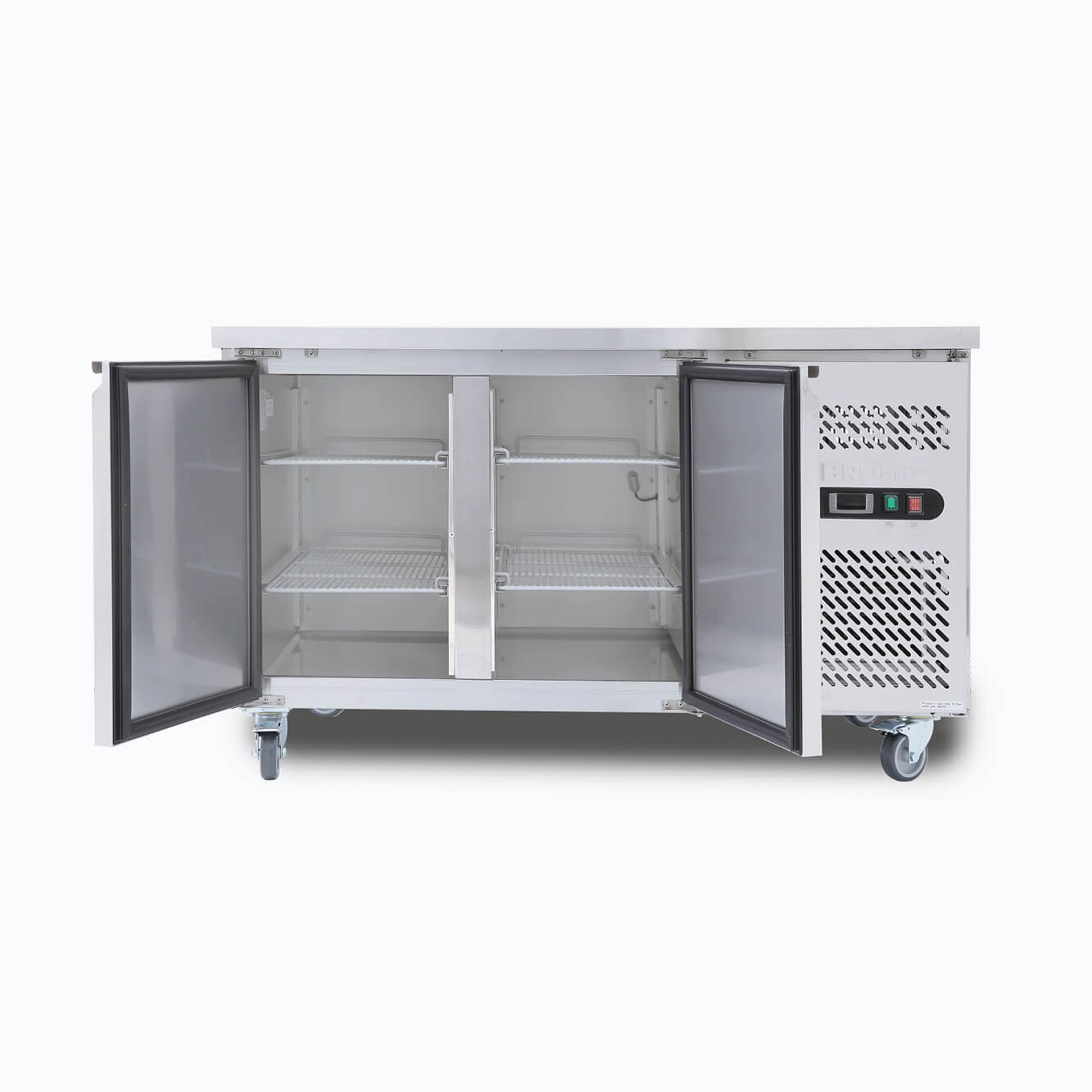Bromic Under Bench Freezer - 282L - 2 Doors - Stainless Steel UBF1360SD-NR